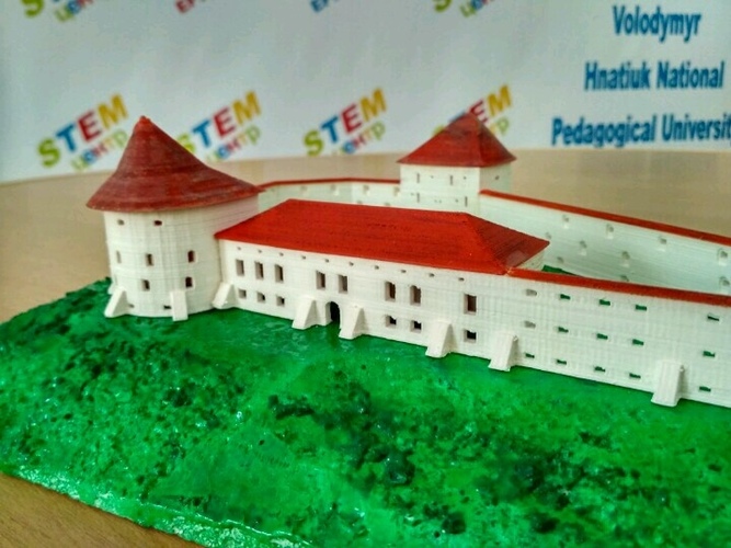 Комп’ютерна 3D реконструкція та 3D друк Бучацького замку (XIV- XVІI ст.)